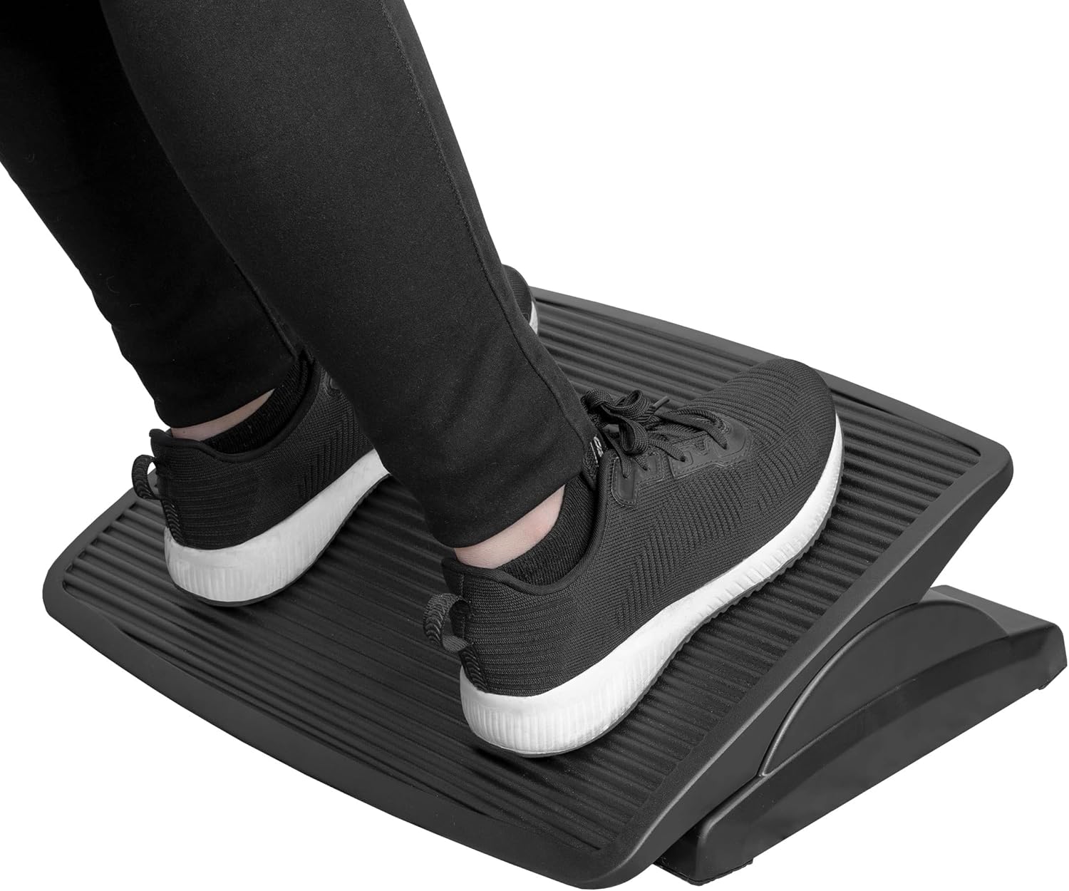 Mount-It! Ergonomic Footrest for Office or Home | Under Desk Tilting Footrest | Adjustable Desk Foot Rest with Massaging Surface and 3 Tilt Positions - Image 9